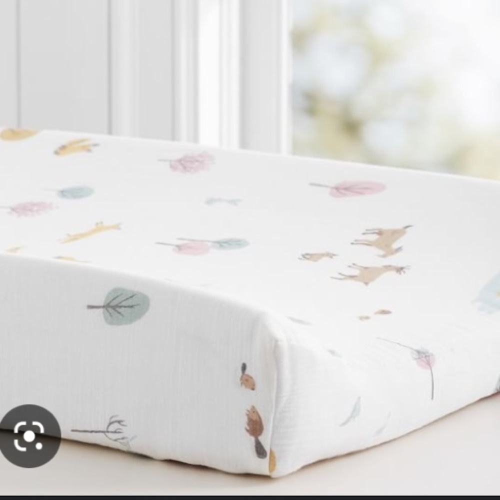 Dakota organic muslin changing pad cover